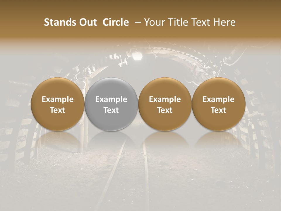 Coal Cars Coal Coal Mining PowerPoint Template