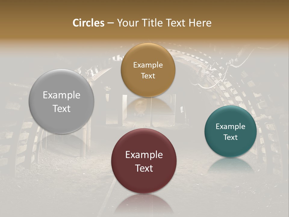 Coal Cars Coal Coal Mining PowerPoint Template