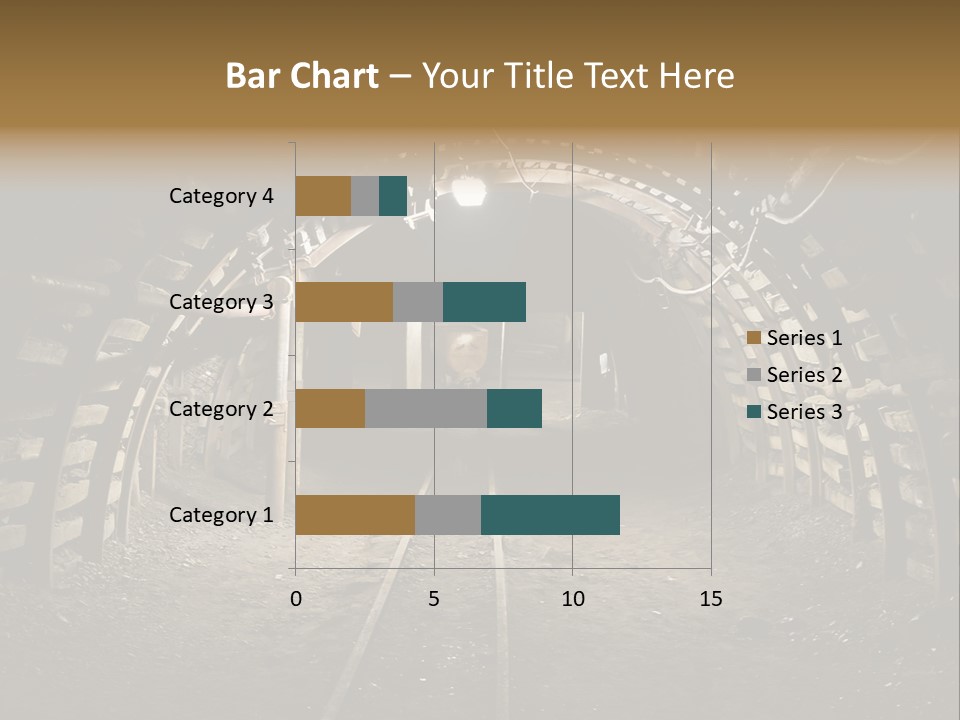 Coal Cars Coal Coal Mining PowerPoint Template
