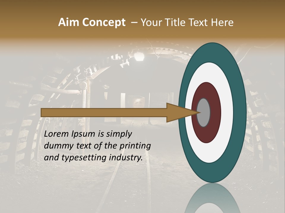 Coal Cars Coal Coal Mining PowerPoint Template