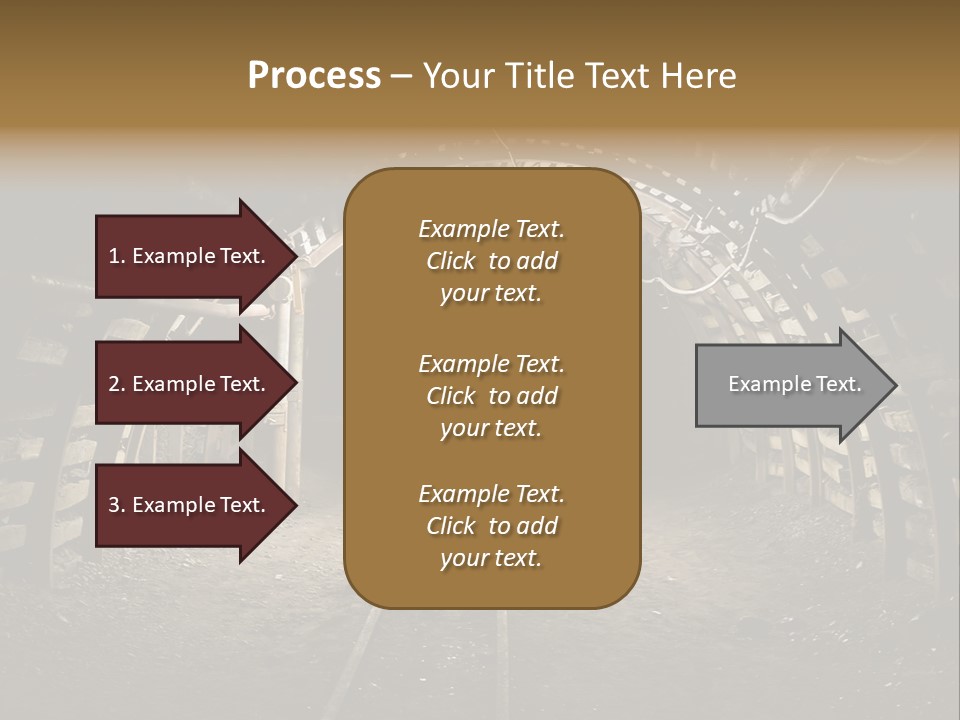 Coal Cars Coal Coal Mining PowerPoint Template