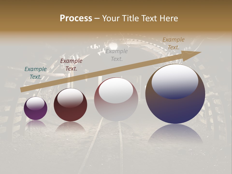 Coal Cars Coal Coal Mining PowerPoint Template