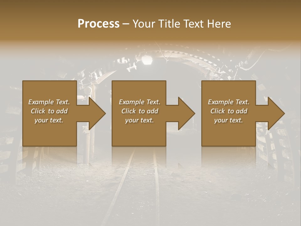 Coal Cars Coal Coal Mining PowerPoint Template