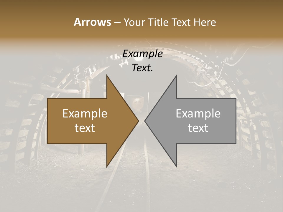 Coal Cars Coal Coal Mining PowerPoint Template