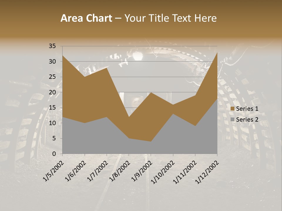 Coal Cars Coal Coal Mining PowerPoint Template