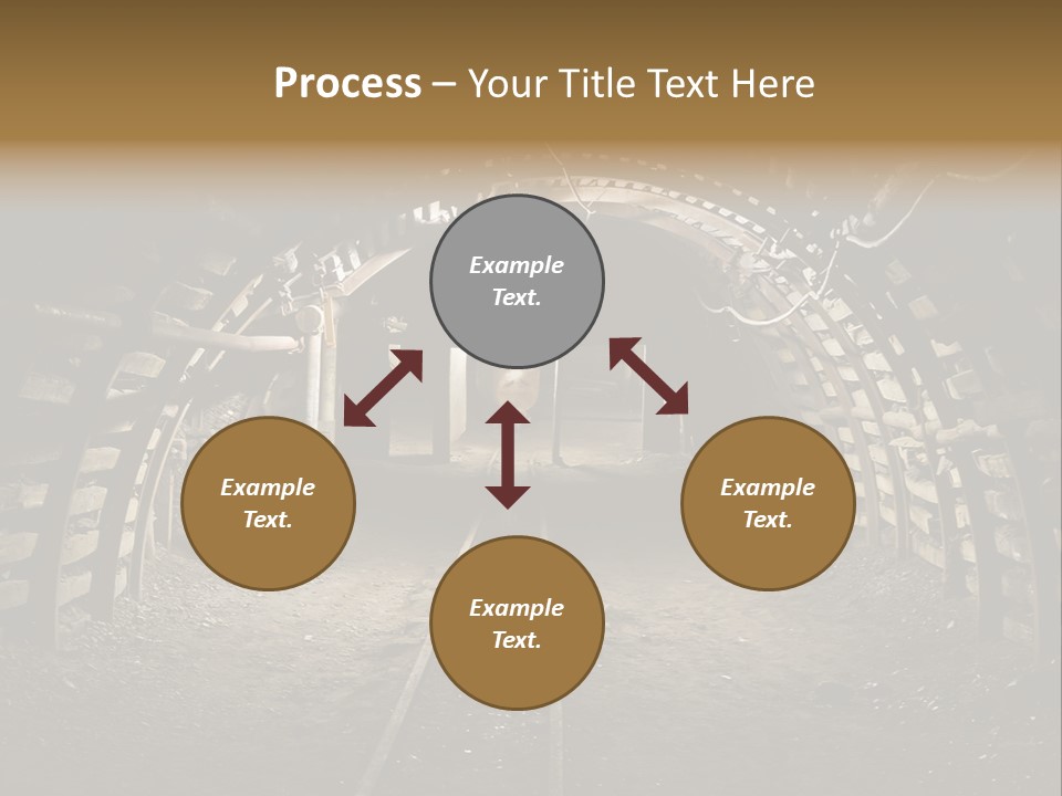 Coal Cars Coal Coal Mining PowerPoint Template