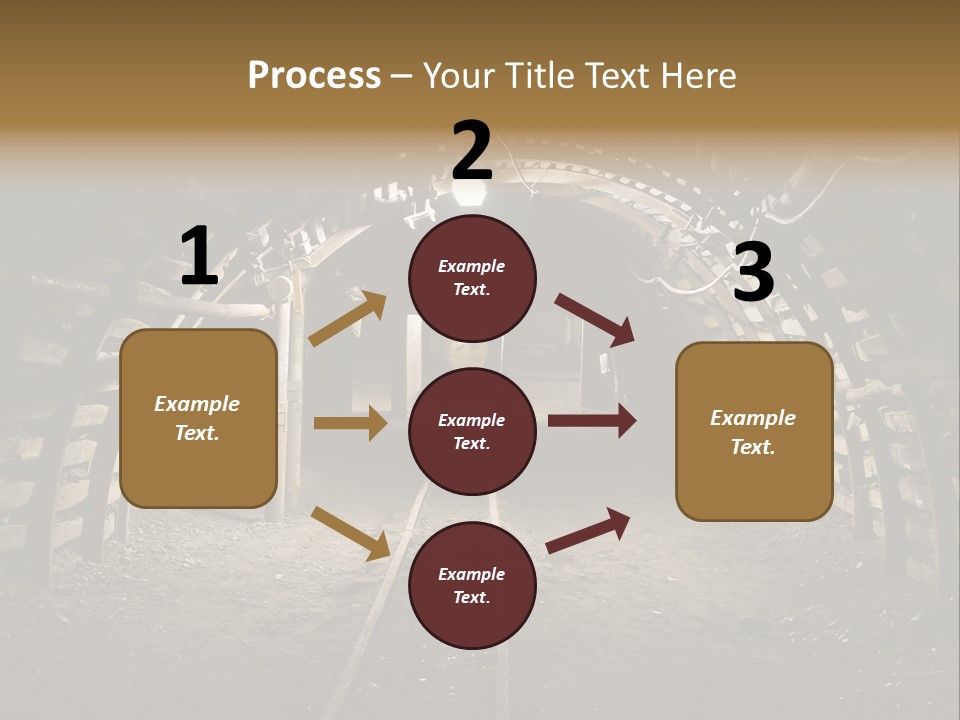Coal Cars Coal Coal Mining PowerPoint Template