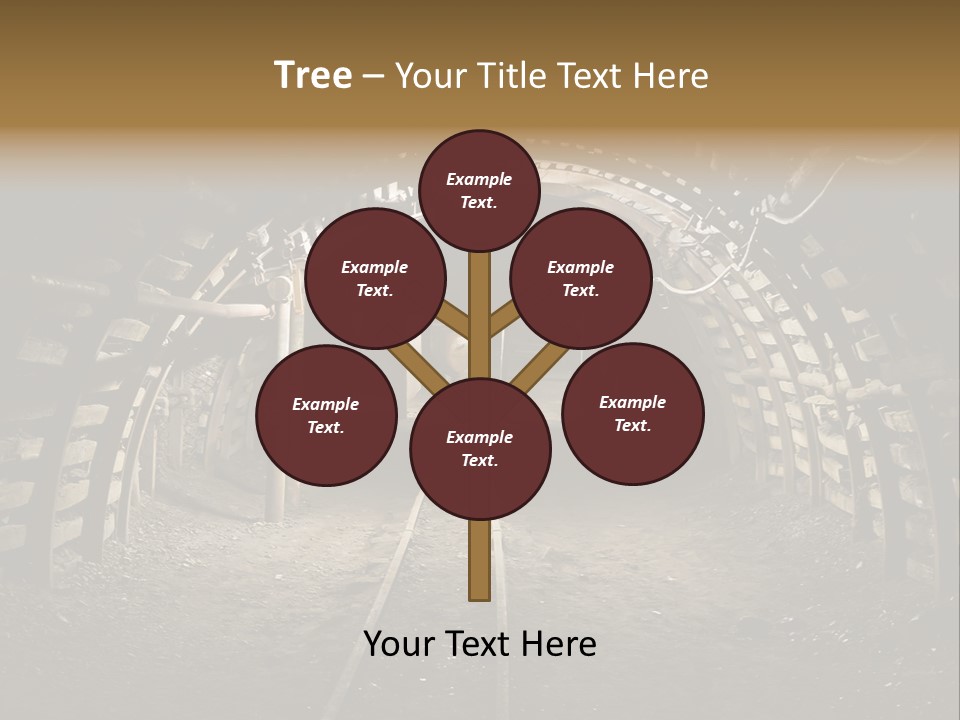 Coal Cars Coal Coal Mining PowerPoint Template