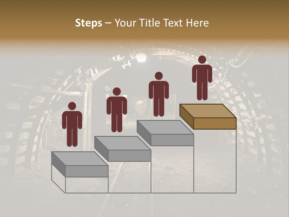 Coal Cars Coal Coal Mining PowerPoint Template