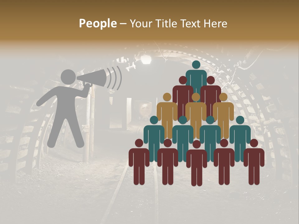 Coal Cars Coal Coal Mining PowerPoint Template