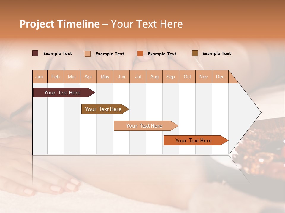 Soft Focus Masseur Spa Woman PowerPoint Template