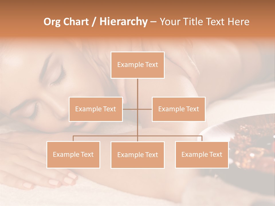 Soft Focus Masseur Spa Woman PowerPoint Template