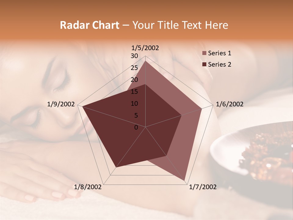 Soft Focus Masseur Spa Woman PowerPoint Template