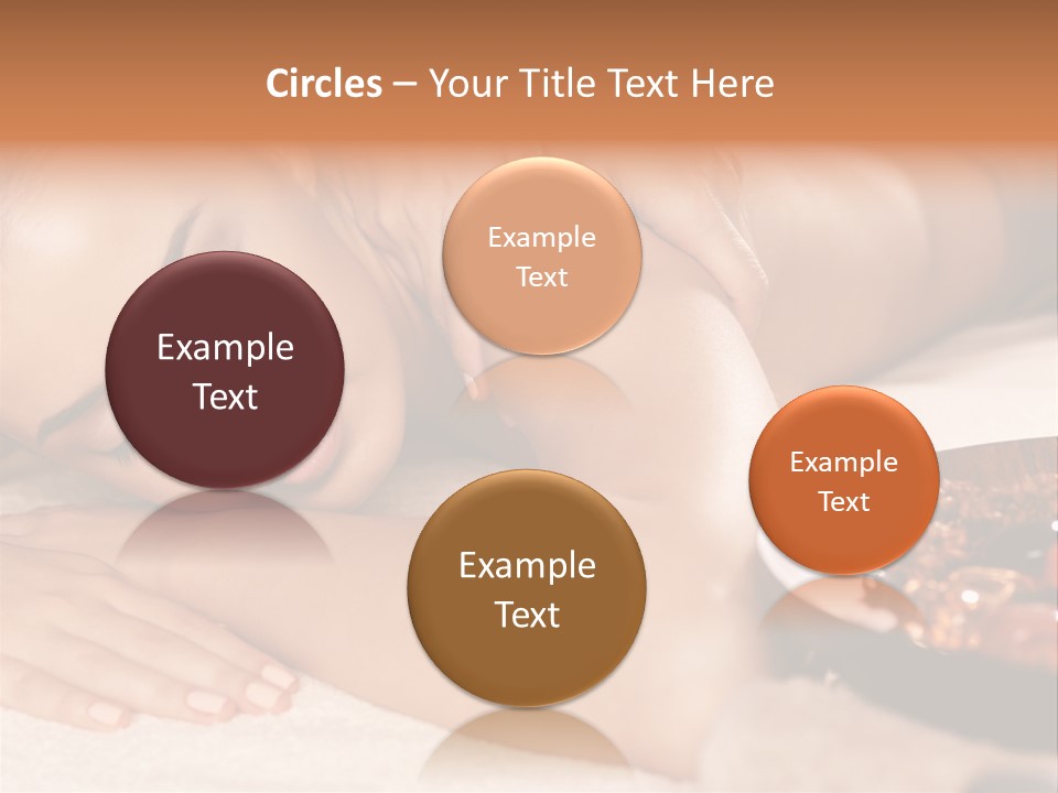 Soft Focus Masseur Spa Woman PowerPoint Template