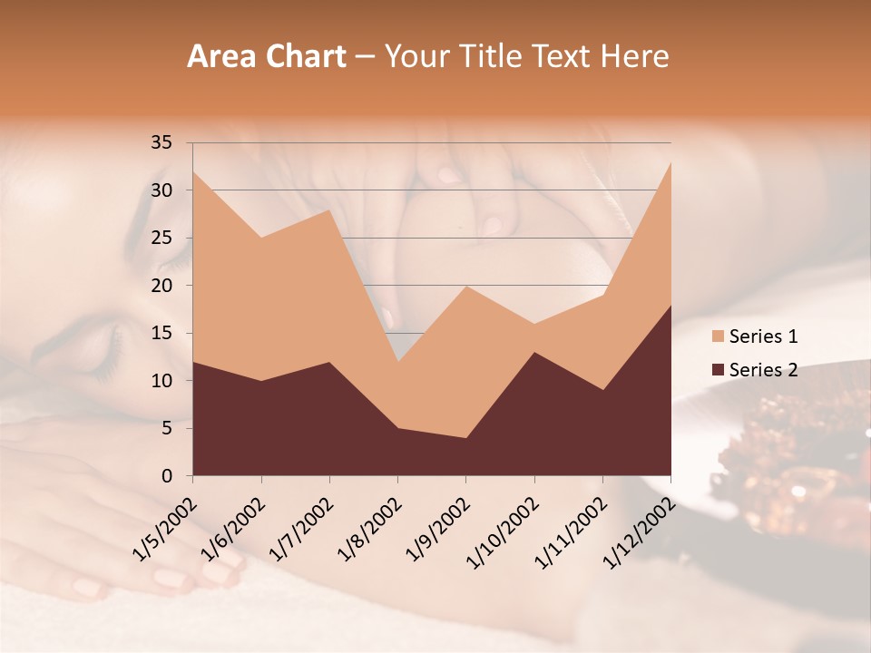 Soft Focus Masseur Spa Woman PowerPoint Template