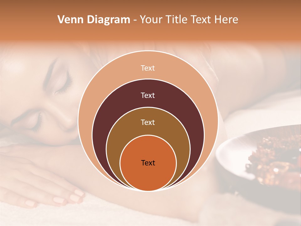 Soft Focus Masseur Spa Woman PowerPoint Template