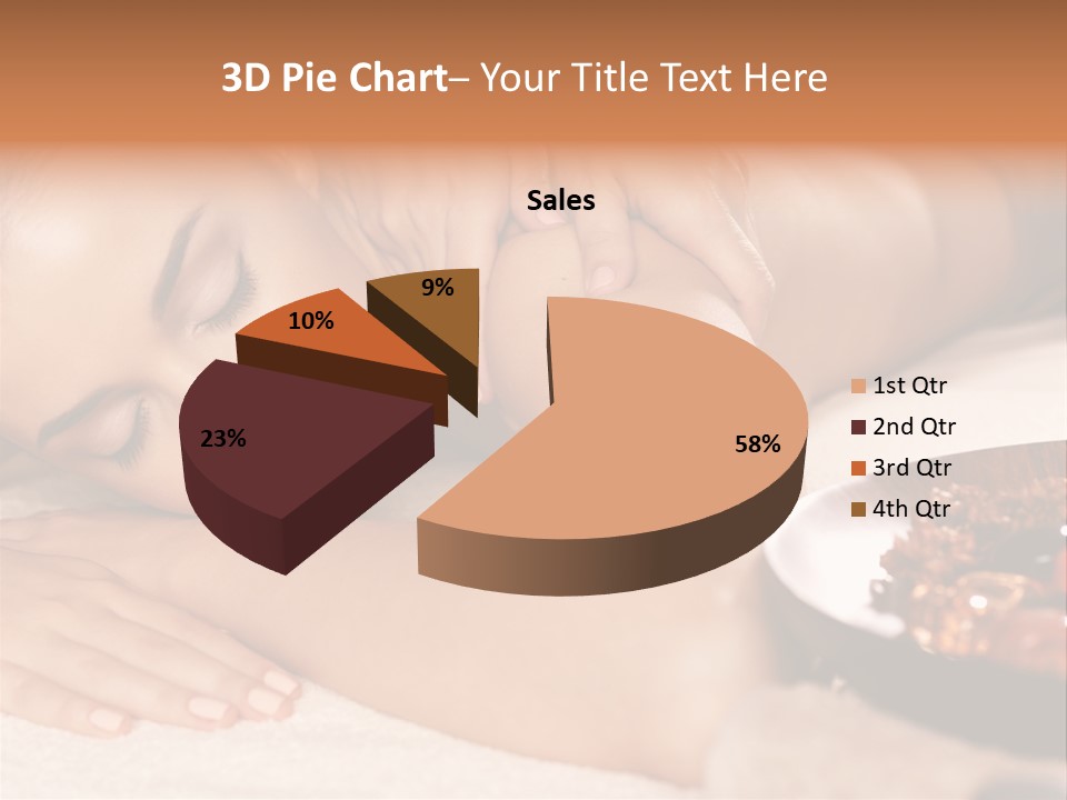 Soft Focus Masseur Spa Woman PowerPoint Template