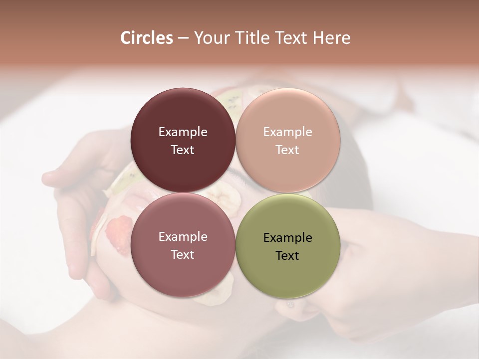 Soft Focus Masseur Spa Woman PowerPoint Template
