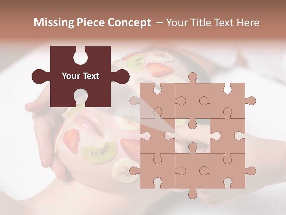 Soft Focus Masseur Spa Woman PowerPoint Template