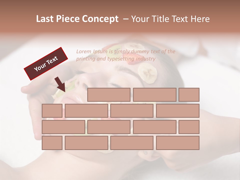 Soft Focus Masseur Spa Woman PowerPoint Template