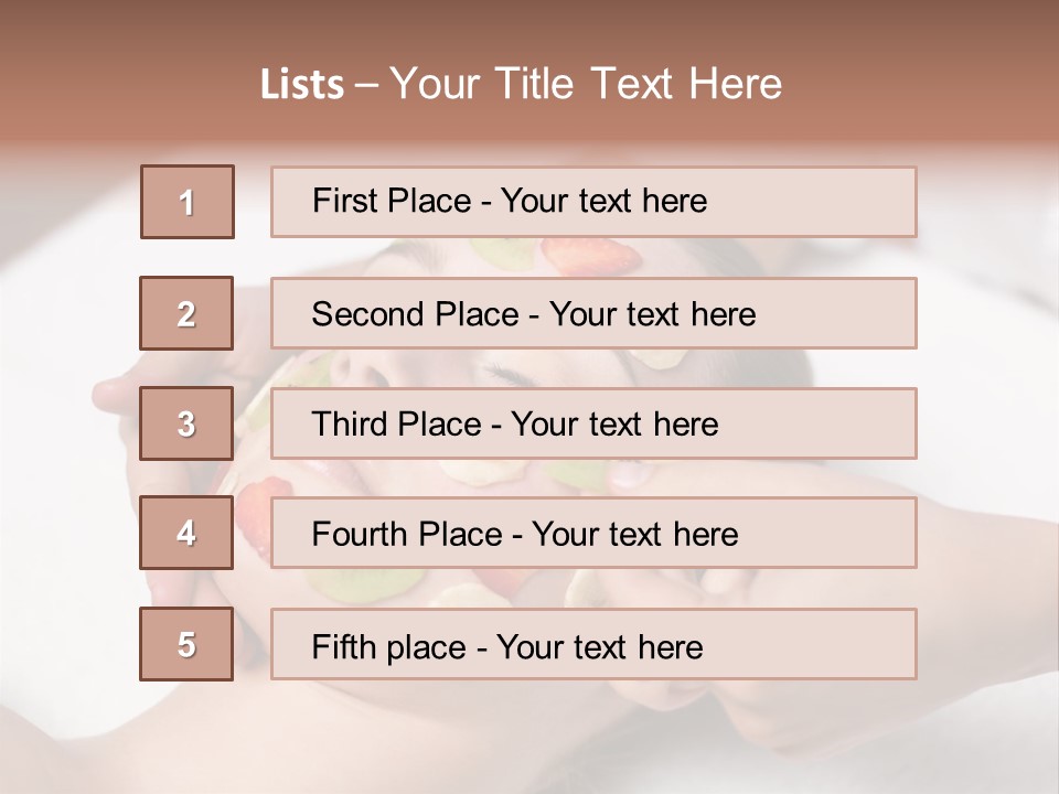 Soft Focus Masseur Spa Woman PowerPoint Template