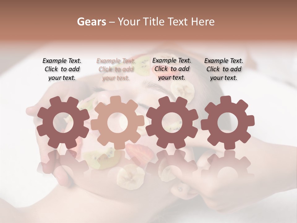 Soft Focus Masseur Spa Woman PowerPoint Template