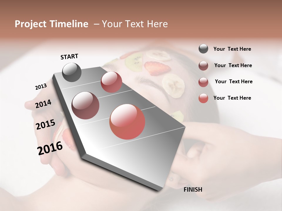 Soft Focus Masseur Spa Woman PowerPoint Template