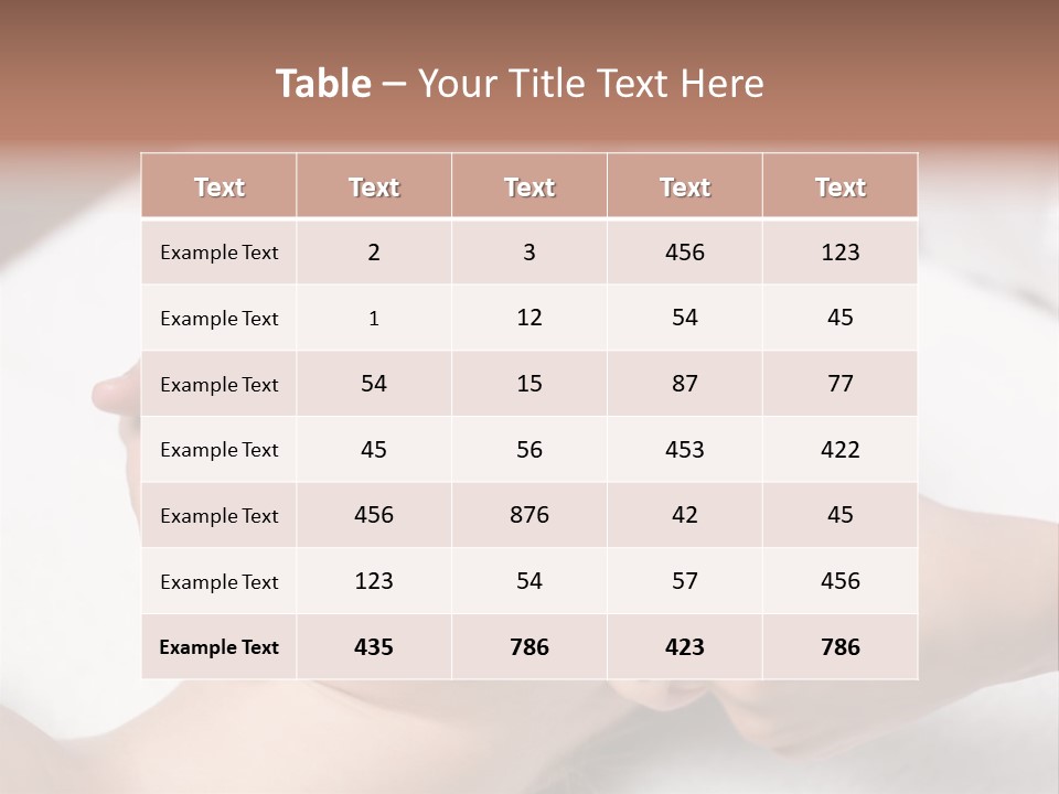 Soft Focus Masseur Spa Woman PowerPoint Template