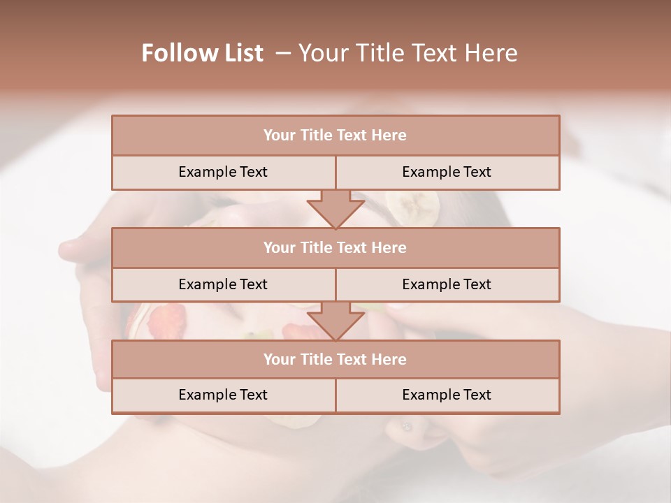 Soft Focus Masseur Spa Woman PowerPoint Template