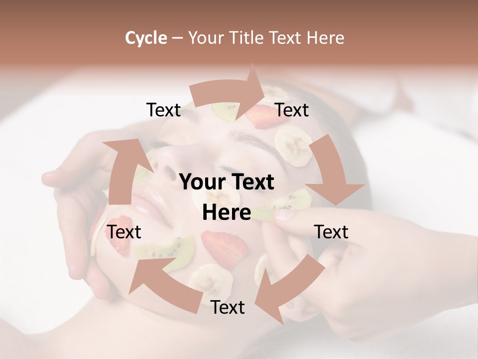 Soft Focus Masseur Spa Woman PowerPoint Template