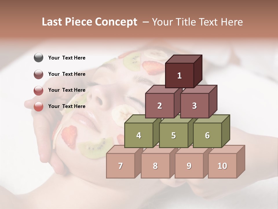 Soft Focus Masseur Spa Woman PowerPoint Template