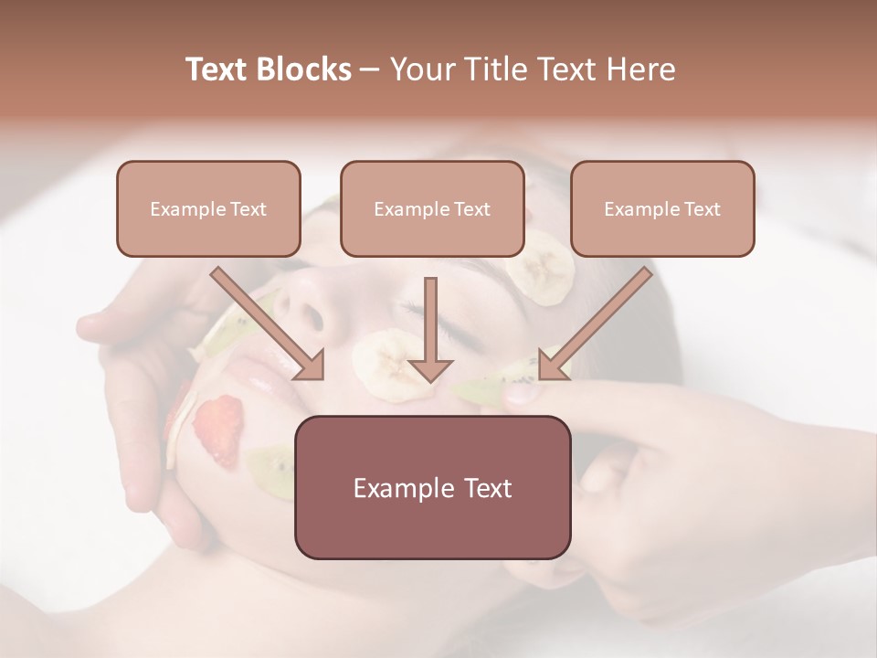 Soft Focus Masseur Spa Woman PowerPoint Template