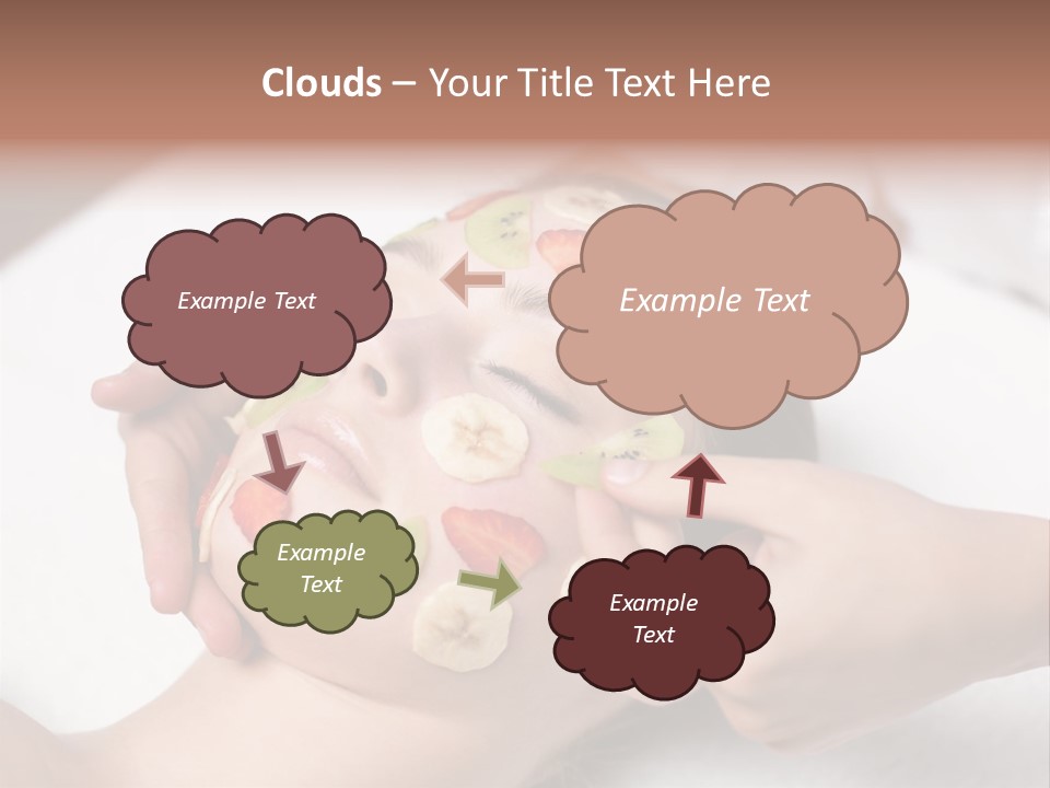 Soft Focus Masseur Spa Woman PowerPoint Template