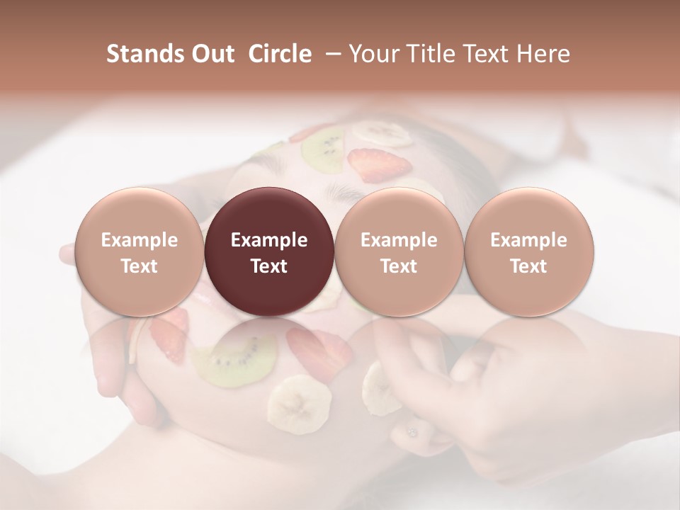 Soft Focus Masseur Spa Woman PowerPoint Template