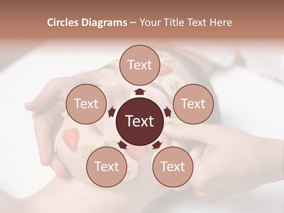 Soft Focus Masseur Spa Woman PowerPoint Template