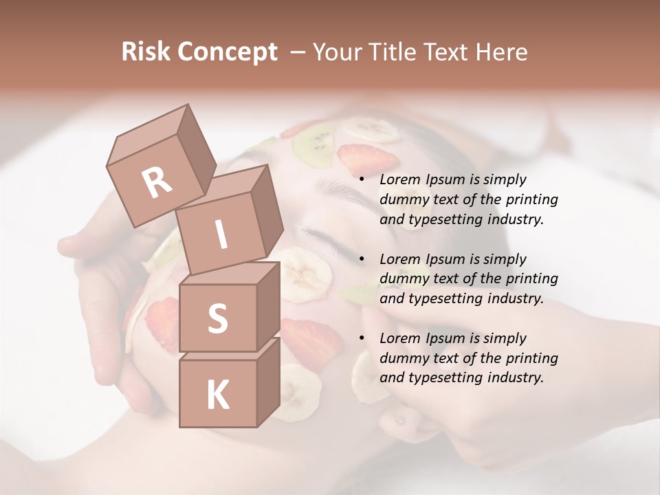 Soft Focus Masseur Spa Woman PowerPoint Template