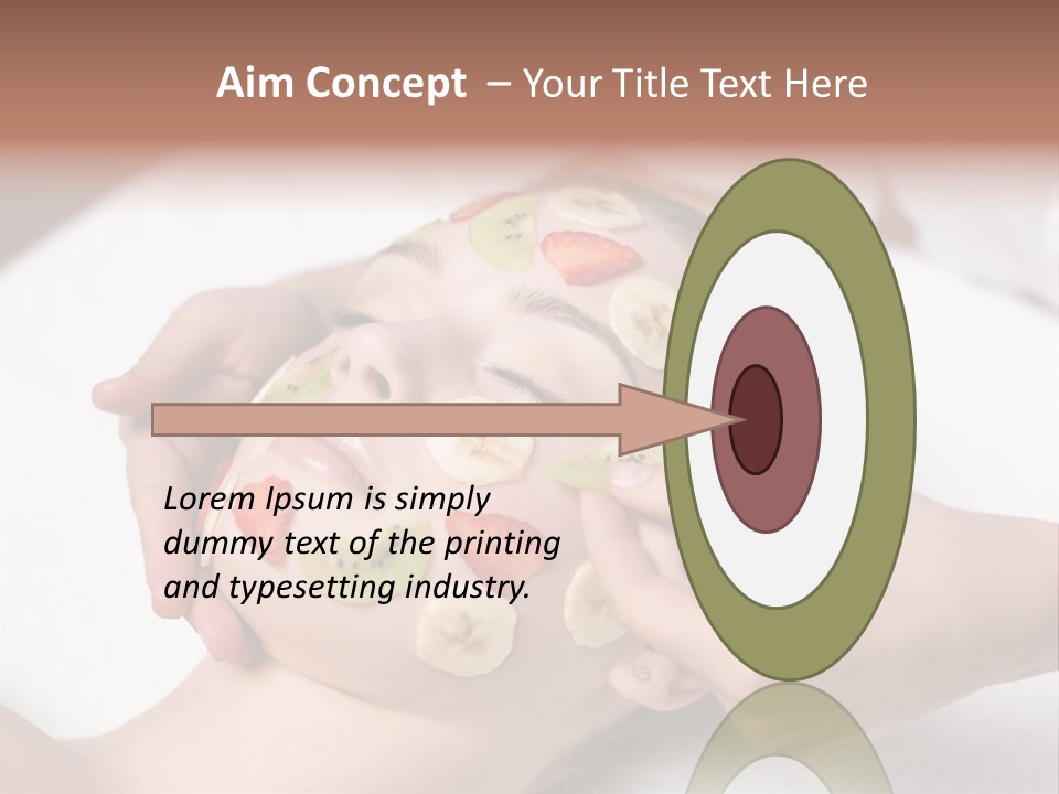 Soft Focus Masseur Spa Woman PowerPoint Template