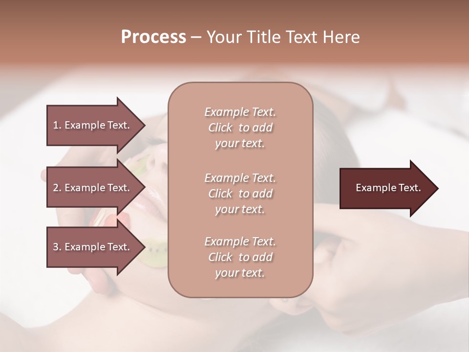 Soft Focus Masseur Spa Woman PowerPoint Template