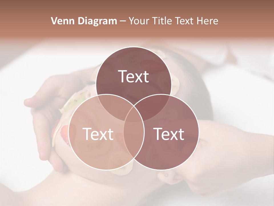 Soft Focus Masseur Spa Woman PowerPoint Template