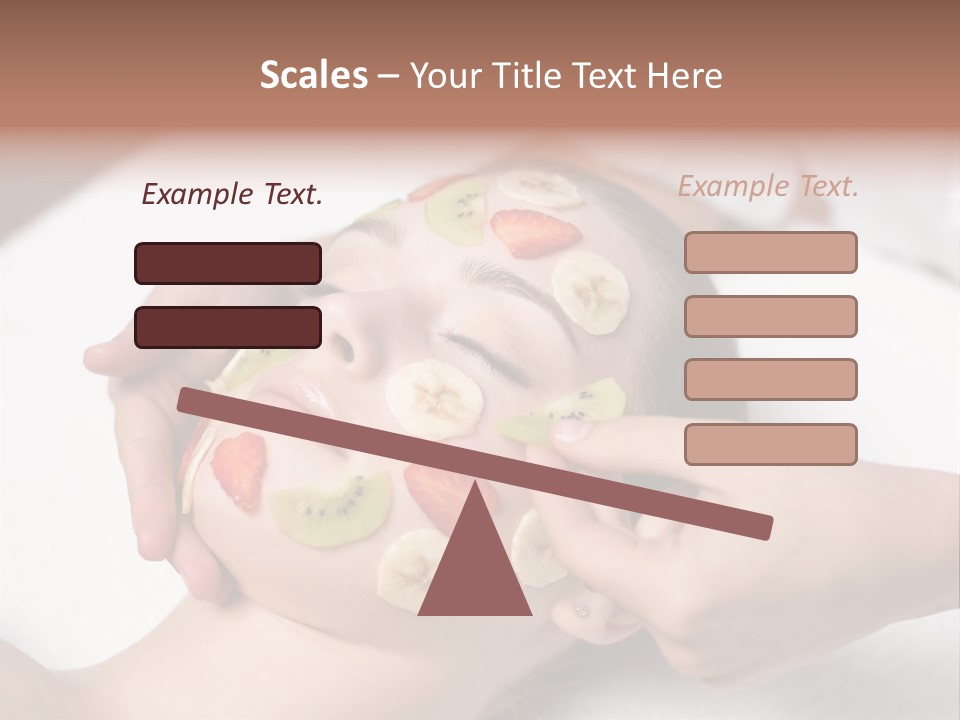 Soft Focus Masseur Spa Woman PowerPoint Template