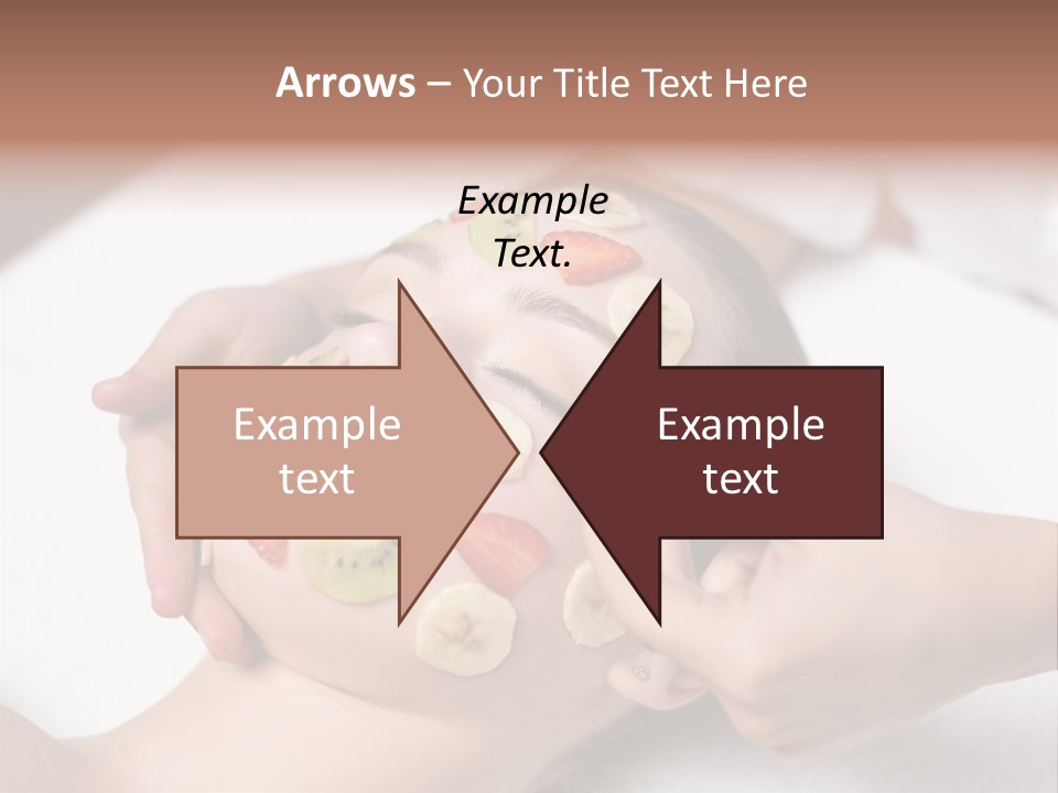 Soft Focus Masseur Spa Woman PowerPoint Template