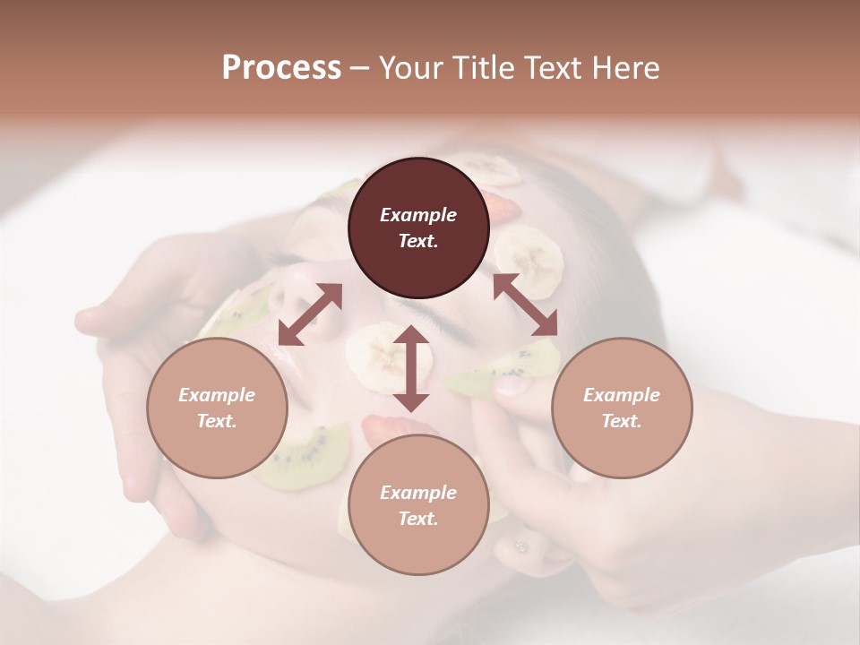 Soft Focus Masseur Spa Woman PowerPoint Template