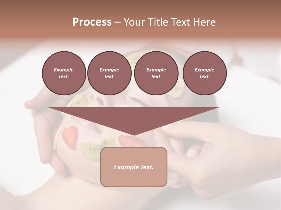 Soft Focus Masseur Spa Woman PowerPoint Template