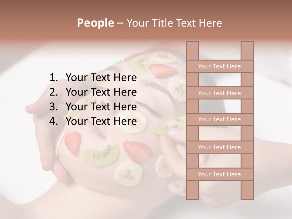 Soft Focus Masseur Spa Woman PowerPoint Template