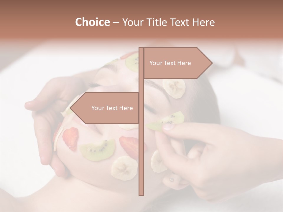 Soft Focus Masseur Spa Woman PowerPoint Template