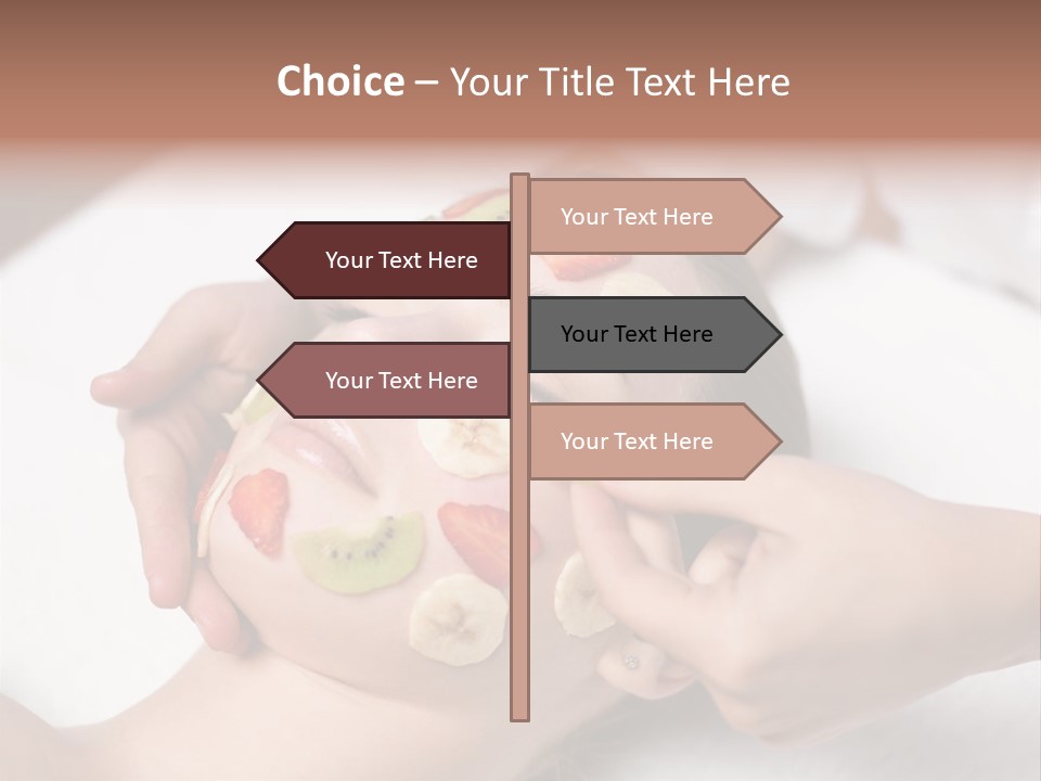 Soft Focus Masseur Spa Woman PowerPoint Template