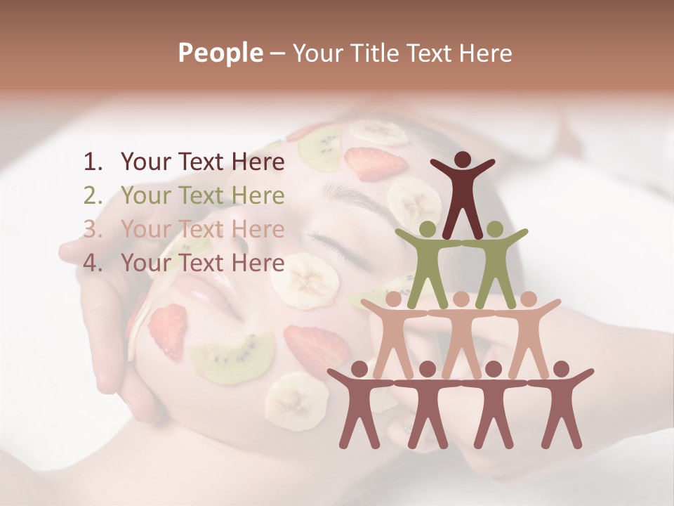 Soft Focus Masseur Spa Woman PowerPoint Template