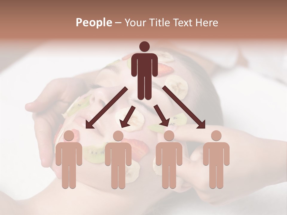 Soft Focus Masseur Spa Woman PowerPoint Template