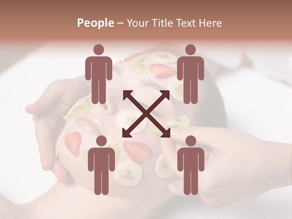 Soft Focus Masseur Spa Woman PowerPoint Template