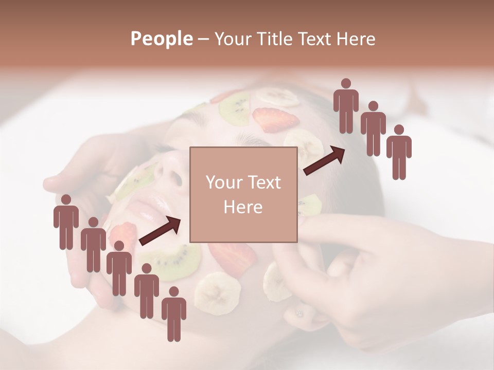 Soft Focus Masseur Spa Woman PowerPoint Template